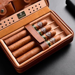 CIGARLOONG皮革便攜雪茄盒(全配組)