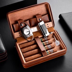 CIGARLOONG皮革便攜雪茄盒(全配組)