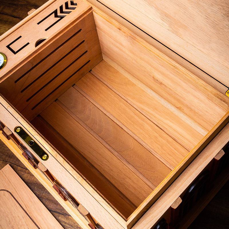 巴洛克建築工藝雪松木雪茄盒